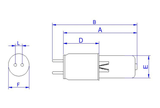 UV-Vorschaltgerät 12 VDC Elektronisches 3-W-Vorschaltgerät UV-Kleinleistung, die Bakterien abtötet