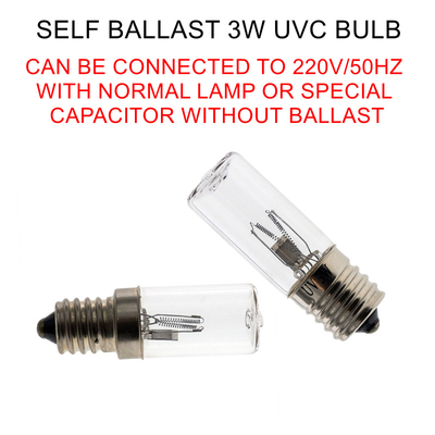 UVC Glühlampe-Selbstballast-Virus-Desinfektions-Kabinett des Ozon-E14