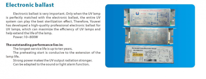 Elektronischer Ballast für elektronische Ballaste UVC helle des Virusmikroben Desinfektions-helle hohe Intensitäts-Entladungs-Entkeimungsstrahler-15w