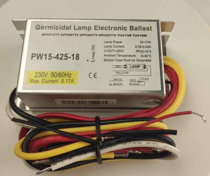 Elektronischer Ballast für elektronische Ballaste UVC helle des Virusmikroben Desinfektions-helle hohe Intensitäts-Entladungs-Entkeimungsstrahler-15w